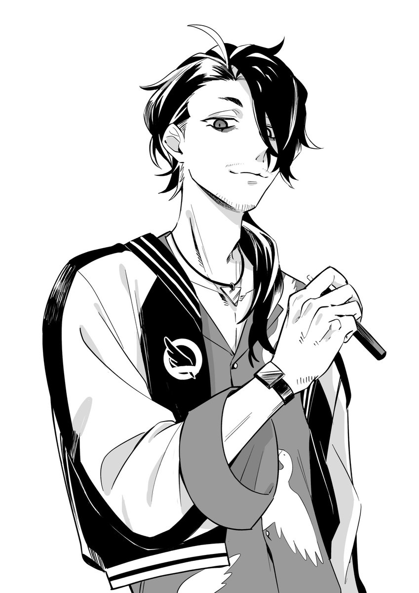 モノクロ #100日チャレンジ 1日目 #屏風の虎