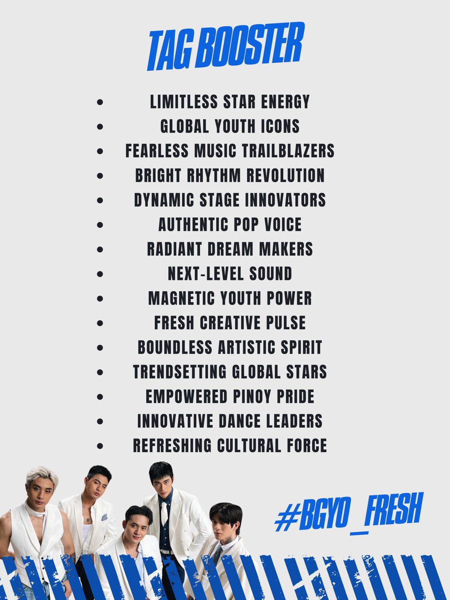 BGYOtrendsofc's tweet photo. Global youth icons

BGYO AT MUPH STAGE
#BGYO @bgyo_ph https://t.co/6Z9TkPhc9W