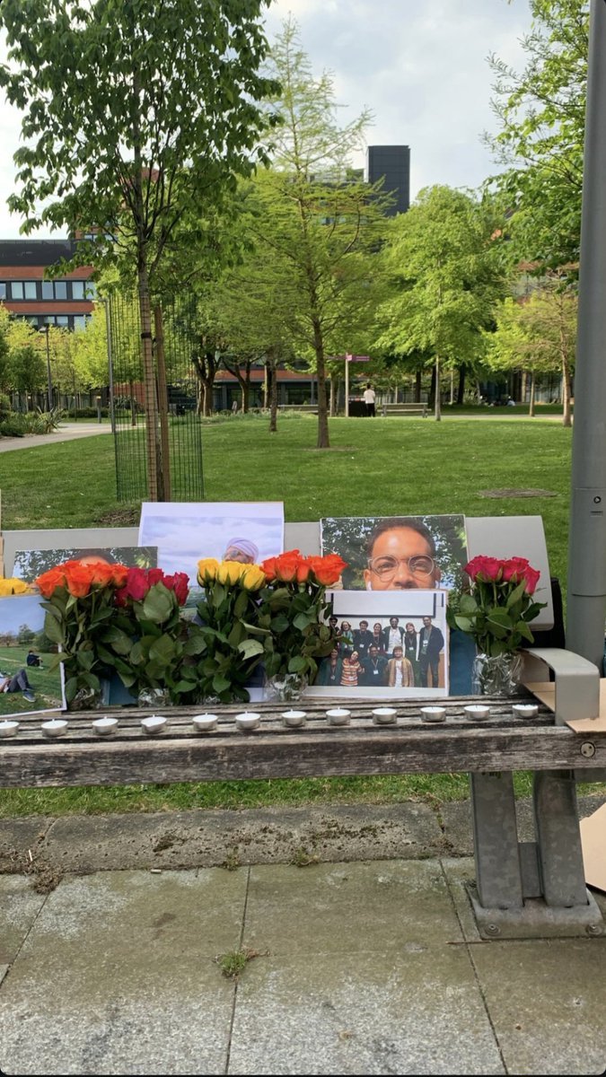 HassanAburas's tweet photo. Yesterday, @OfficialUoM's @GlobalDevInst colleagues and the Sudanese Students Society organized a vigil in memory of @HamidMurtada's loss. In mourning him, we mourn the loss of a human, a researcher, and a social justice advocate who centered Sudanese voices and experiences. https://t.co/koiMw2MdLV