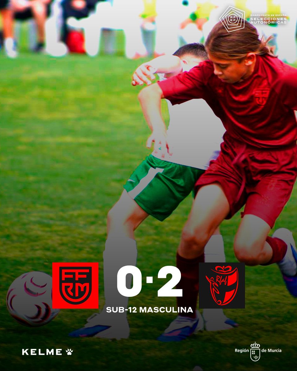 ffrm_se's tweet image. 🏁 40' | 𝗙𝗜𝗡𝗔𝗟 | #FFRM 0-2 #AND

📝 La selección Sub-12 masculina no puede con Andalucía en la última jornada del Nacional.

😔 No pudo ser pero lo dimos todo. Nos vaciamos hasta el último segundo.

💪 ¡Orgullosos de vosotros, chicos 🫂! #VamosFFRM #CESA #SUB12
