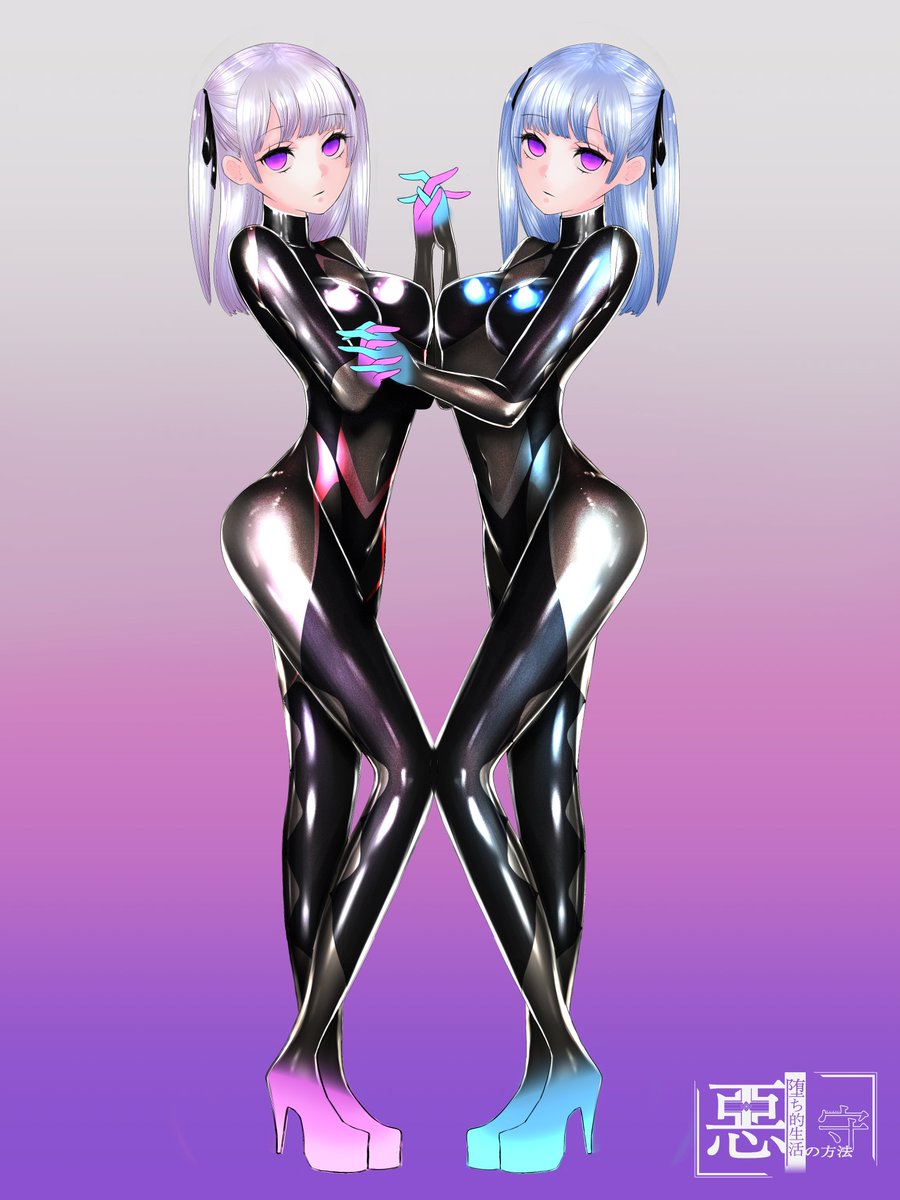 akuochiteki2026's tweet photo. 2025過去絵
oc双子ちゃん戦闘員 https://t.co/ymImZTk5mb