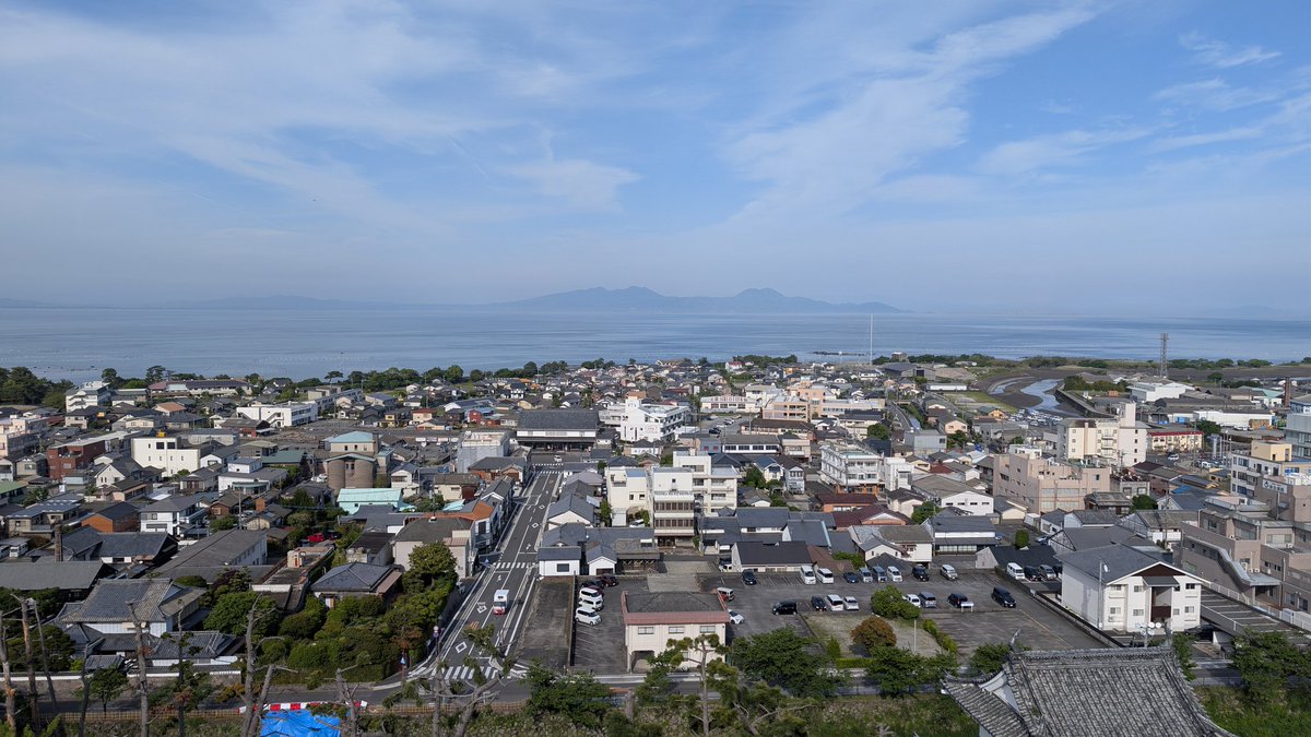 雲仙地獄から島原城