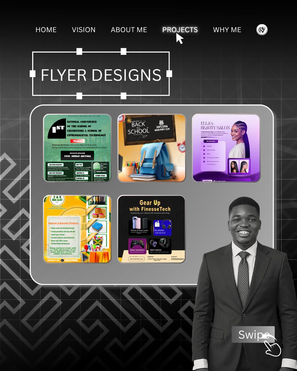 FINESSE_VISUALS's tweet image. Every project is a lesson. From typography to color theory, I use my flyers as a playground to test new techniques. I want to learn how to create visuals that actually make people stop the "infinite scroll." 📱

​#VisualStorytelling #LayoutDesign