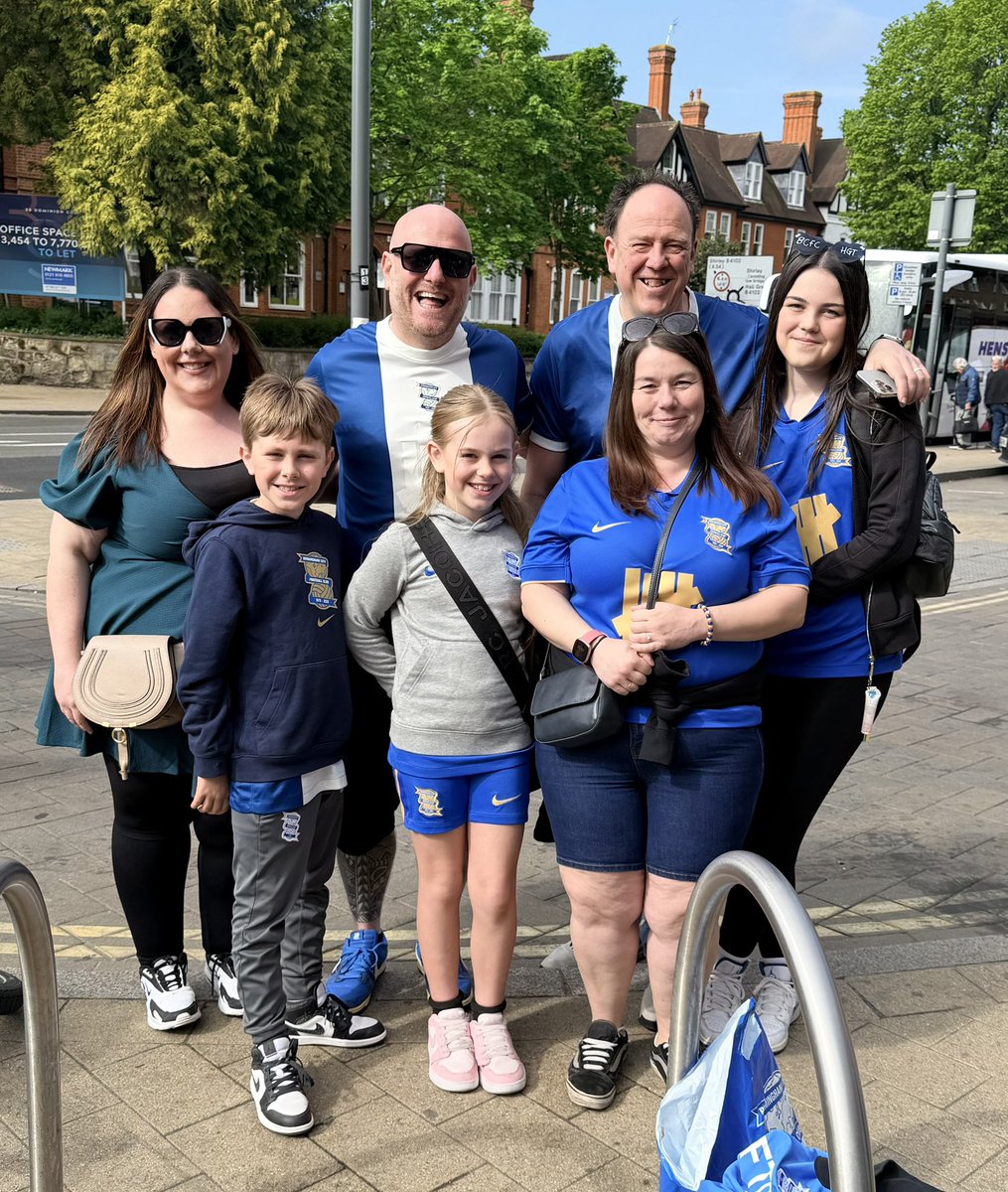 On our way to support the Blues Women in there most important game of the season. 
I have every faith that Amy and the Girls will get the job done 
💙🤍 #BCFC <a href="/OSCBCFC/">Birmingham City FC OSC</a>