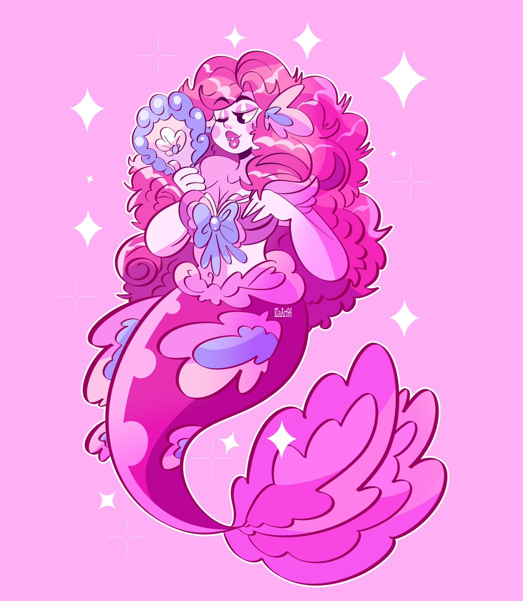 KlaArt96's tweet image. Mermay day 2 My oc  pink Coral 😊💕✨🪸
#mermay2026 #mermaid #mermay #oc