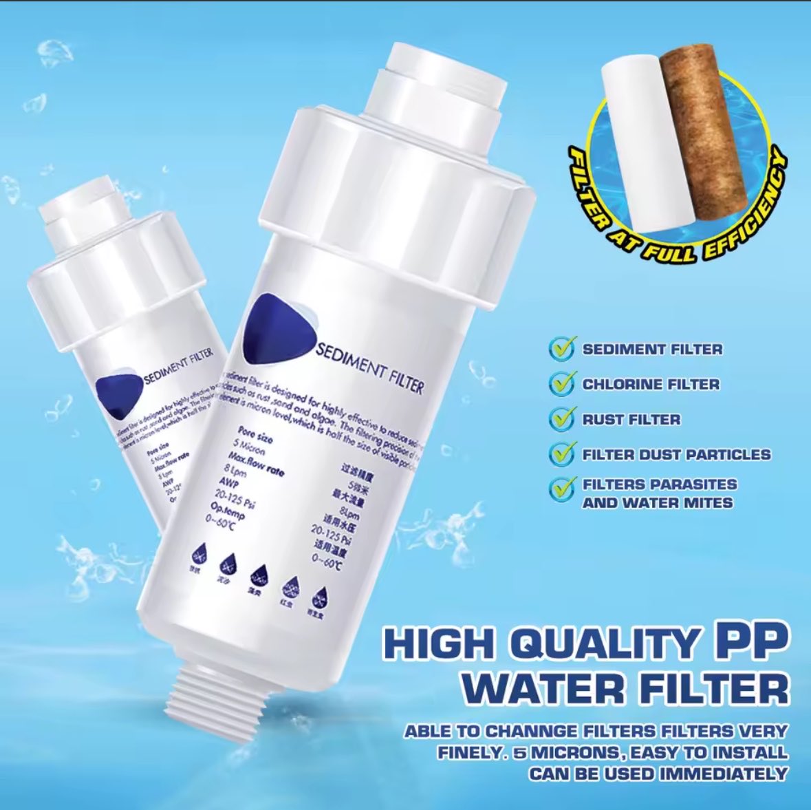 shop__2012's tweet photo. #shop__2012

وداعاً للملابس المصفرة ومشاكل الغسالات! 🧼👕

احمِ أجهزتك وبشرتك مع فلتر تنقية المياه الشامل Sediment Filter

https://t.co/tQbq4wqrnu

الحل الأمثل لتنقية المياه من الشوائب والكلور بفعالية عالية تصل إلى 5 ميكرون. 💧✨

 * حماية الملابس:
يزيل الرواسب والصدأ ليحافظ على بياض ملابسك ونصوع ألوانها

 * إطالة عمر الأجهزة:
يحمي الغسالات، السخانات، وكراسي الحمام الذكية من التكلس والانسدادات

 * عناية بالبشرة:
يقلل من الكلور الضار أثناء الاستحمام لشعر وبشرة أكثر صحة

المميزات التقنية:
 * دقة فلترة عالية (5 ميكرون)
 * مصنوع من مادة PP عالية الجودة
 * يدعم تدفق مياه يصل إلى 8 لتر/دقيقة

#تنقية_مياه #نظافة #منزل_ذكي #عناية_بالملابس #حلول_منزلية #غسيل
