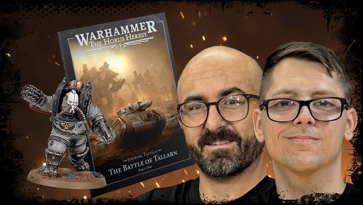 SNBattleReports's tweet photo. OUT NOW ON YOUTUBE The Battle of Tallarn: Journal Tactica! 🔥

We dive into this iconic Horus Heresy campaign, breaking down the brutal tank warfare, key battles, and all the latest rules, new units and tactical insights from this legendary conflict. 

https://t.co/llH0G7AXd0 https://t.co/QuUSIWx6KT