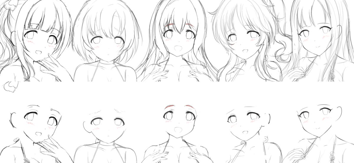 こうして見ると、やっぱりゆかりちゃんだけかなりクール系の顔なんよね。 