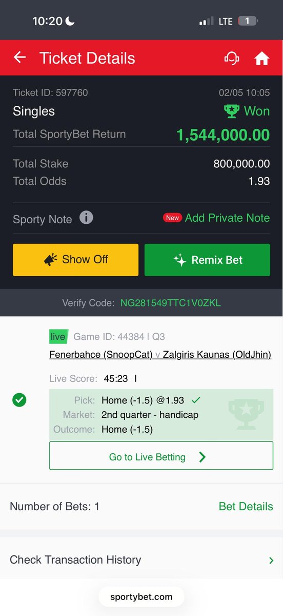 BuiLee10's tweet photo. Morning profit done and dusted 🎉🎈 https://t.co/K2XdoDPzqk
