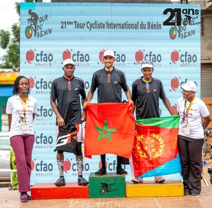 ZXCycling's tweet image. 🇧🇯#TourDuBenin stage 4

1🇲🇦@e32225_salah
2🇧🇫@WahabouBouda
3🇪🇷@Ya16263Yafiet
4🇪🇷M.Misgina
5🇱🇻K.Belov
6🇩🇪L.Harter
7🇩🇿@AssalNadji20564
8🇲🇦@MElkouraji
9🇧🇪T.Deneve
10🇲🇦M.Kharbouchi
11🇪🇷@habteab_yoel
12🇩🇿A.Riahi
13🇪🇷N.Efrem
14🇧🇪S.Sut
15🇧🇪J.Deneve
16🇧🇯@Saizonouexodus

#cycling