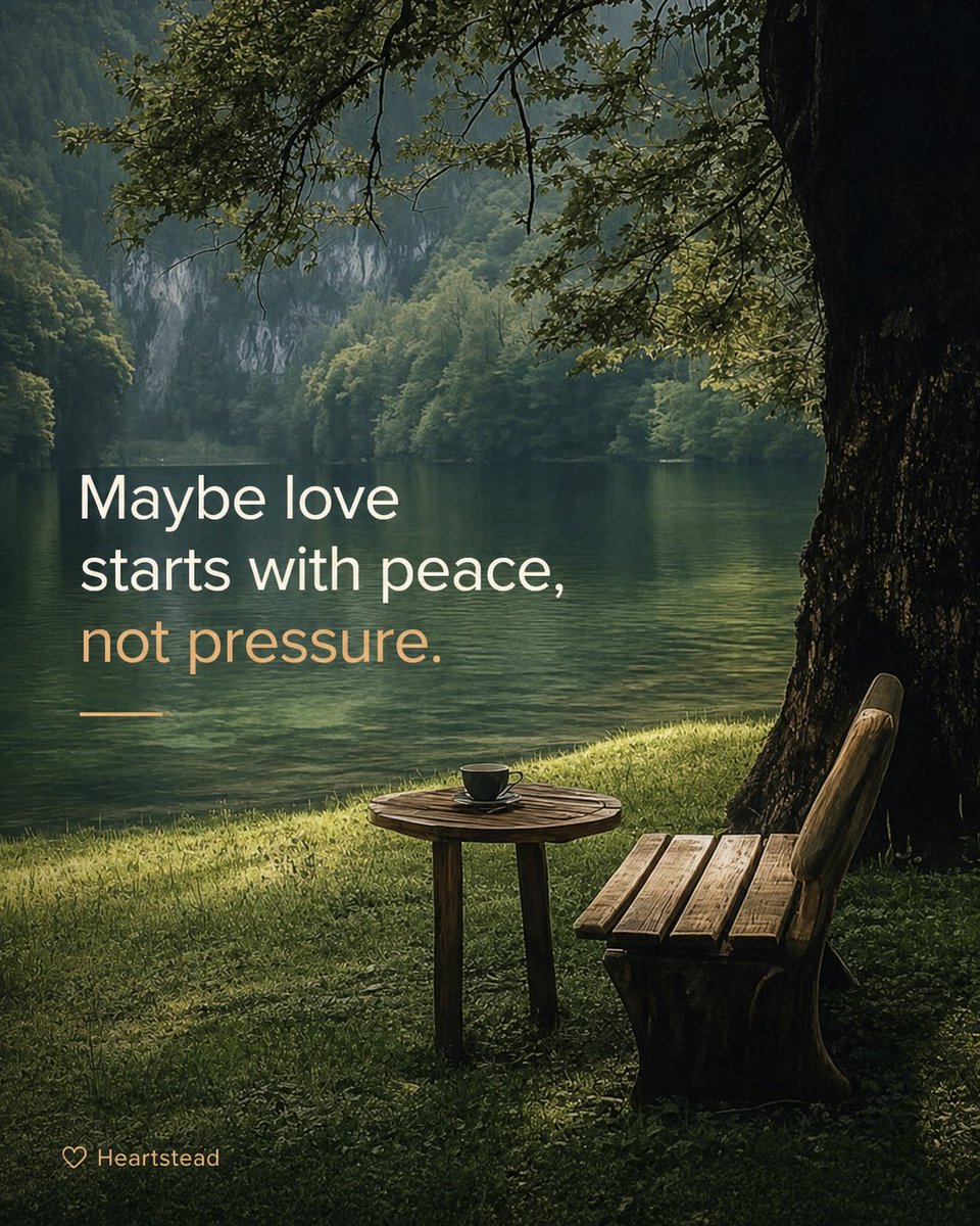 JoinHeartstead's tweet image. Maybe love starts with peace, not pressure.

Heartstead is built for adults seeking real connection — with privacy, respect, and clear intentions from the start. 🤍

#Heartstead #PrivacyFirst #SafeDating #SeriousDating #OnlineDating #MeaningfulConnections