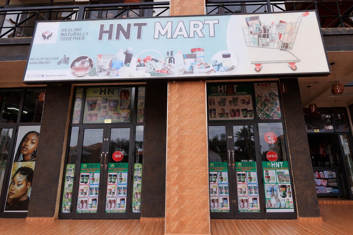 hntinternationl's tweet image. We’re open, fully stocked, and ready to serve you at the HNT Mart!💚 
Have you visited us yet?

📍Find us in Kira, opposite Total Bulindo 
☎️ Inquiries &amp;amp; Deliveries : +256 758 397 060

#hntinternational #naturalhealth #hntmart #visitus #shopwithus