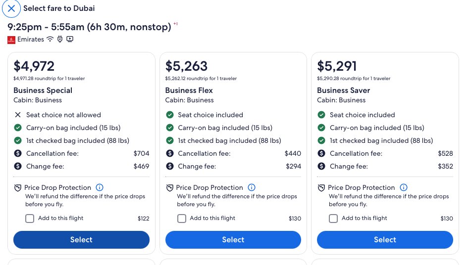 Fredods's tweet photo. @wadhwa @emirates The problem is not @emirates ! The problem is the User Experience on @Expedia website which doesn't show Lounge  included or not ! They need to improve their website to accommodate all the info coming from Emirates. Info about Lounge and Chauffeur is not on Expedia https://t.co/H9VzgwjzCy