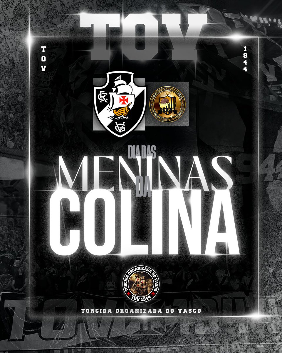 TOV1944's tweet photo. Hoje é dia de subir a colina para apoiar nosso time feminino na busca pelo campeonato.

A bola rola na Colina Histórica às 18h.

Venha apoiar nosso time em todas as modalidades junto com a TOV. https://t.co/WZqAK3R6pm