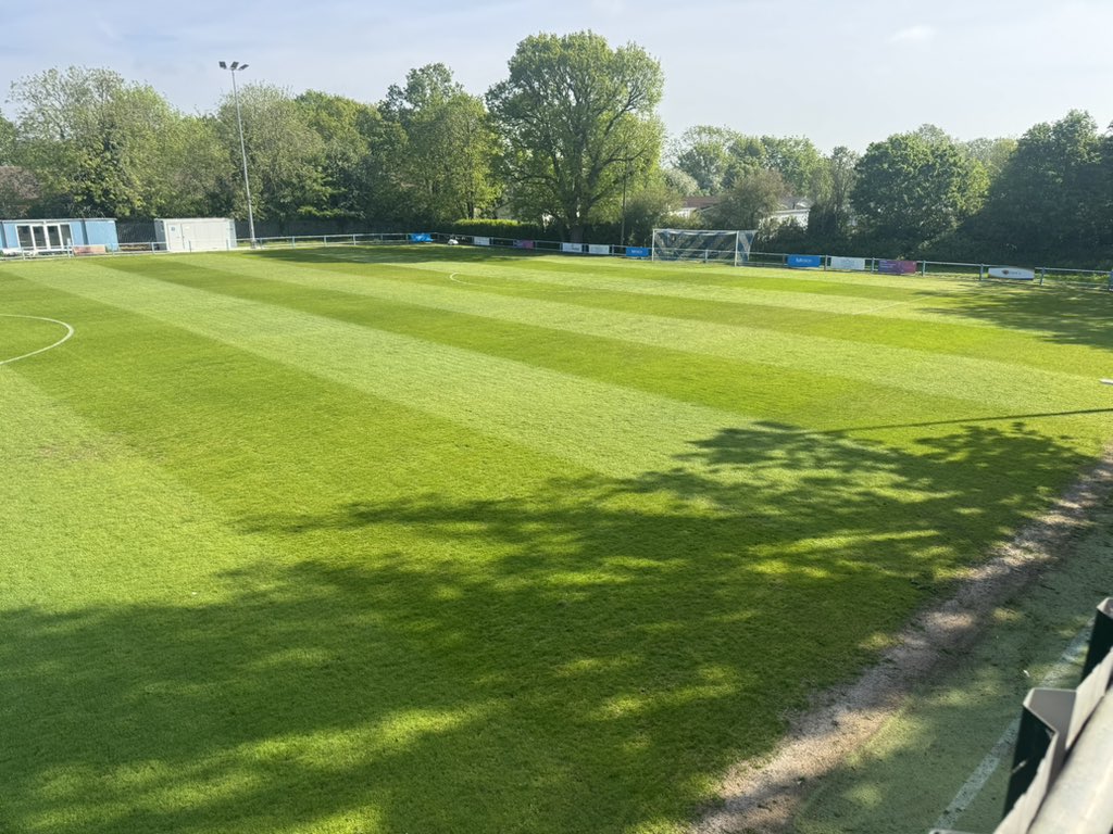 grasslad's tweet photo. FINAL MATCH PREP 2025/26 SEASON

And that’s a wrap for the season @takeley_fc Res v @BTFCRes 

The pitch is in fantastic condition for today’s game the last day of the season before renovations start. https://t.co/SkaXPkmK7l