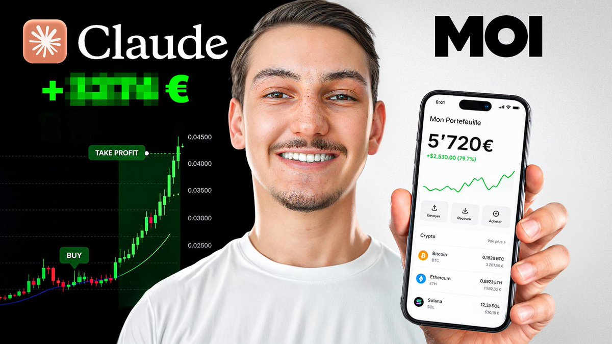 haspidox's tweet photo. i thought no AI could beat a human at memecoin trading

too fast, too chaotic, too much instinct

then i saw this video: claude vs a human memecoin trader (1k vs 1k)

ngl the result kinda broke my brain

https://t.co/qQOy79nDh4 https://t.co/kLdyo3sMdH
