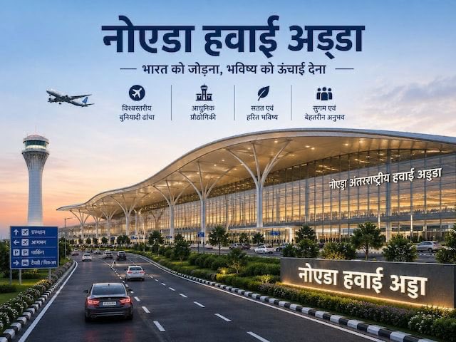 AwasthiAwanishK's tweet photo. Commercial operations at the Noida International Airport are set to commence from 15 June, marking a major milestone in Uttar Pradesh’s rapidly advancing aviation infrastructure. With the first flight by IndiGo, followed by Akasa Air and Air India, this development highlights the state’s growing connectivity, investment potential, and its emergence as a leading hub for economic growth.