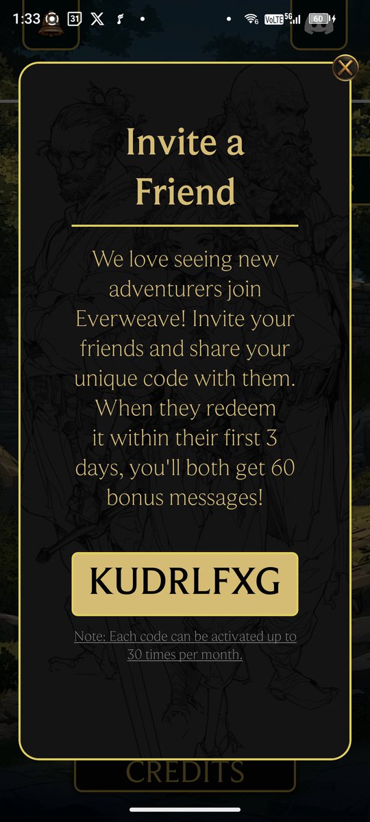 Bonemane's tweet photo. I reinstalled #Everweave on May 2nd &amp; checked if there were any code redemptions. 4 code claims within 24 hours. That's how many people are using my code daily yet I didn't get any code claims after 15 redemptions in the two or three days I promoted the game last month.  #fraud https://t.co/K5rC6QW5Ty