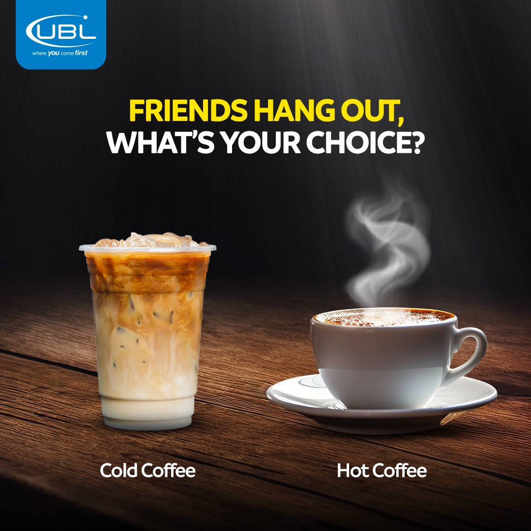 UBLDigital's tweet image. Friends hang out… but the real question is - what’s your pick? ☕❄️

Hot and cozy OR cold and bold?

Complaints to: sunwai.sbp.org.pk

#UBL #CoffeeTime #HotORCold #FriendsHangout #WeekendVibes #CoffeeLovers #YourChoice #UBLPakistan #BestInDigitalInnovation #BestDigitalBank