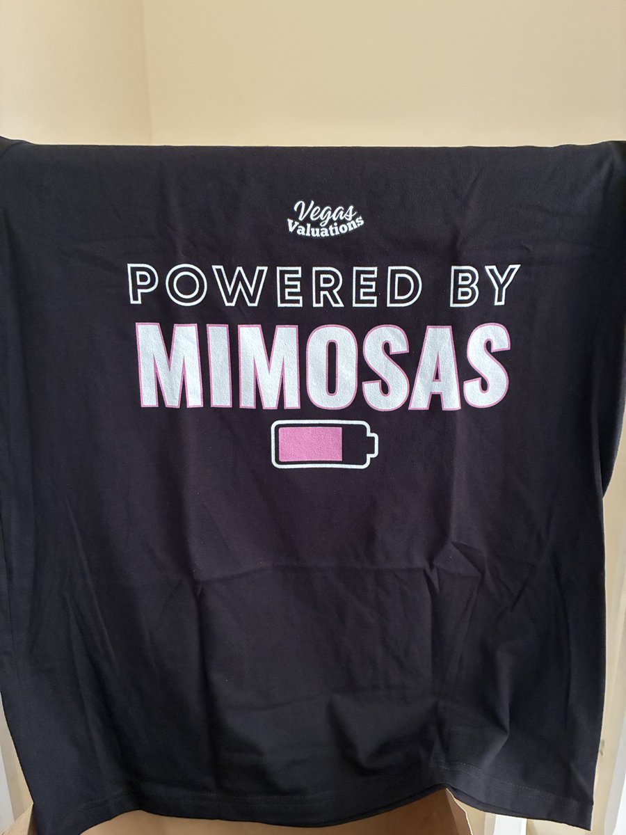 weavs70's tweet photo. @vegasvaluations We’re on countdown for this months trip to vegas & the uniform has just arrived #bottomless #mimosas #lasvegas https://t.co/lFb3QIwEtQ