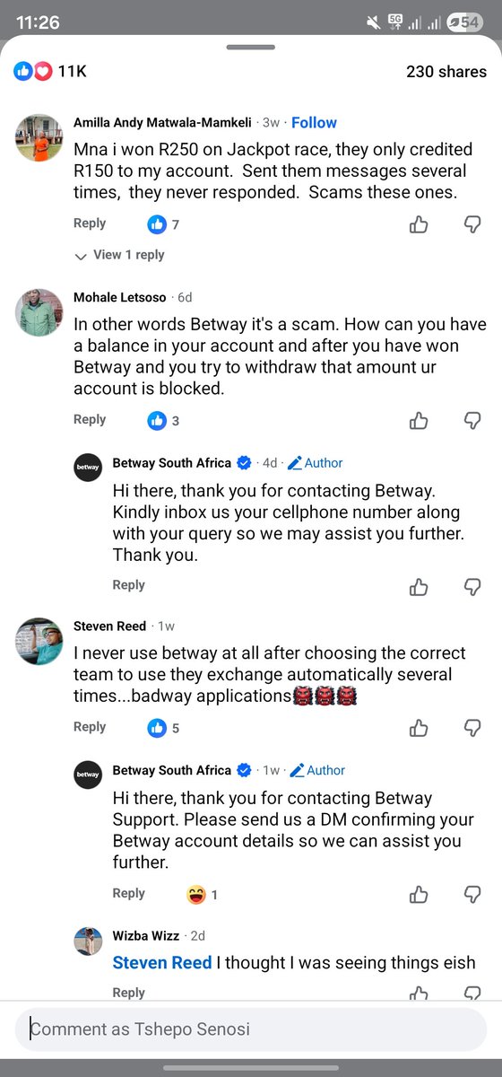 ERakodi's tweet photo. @betway @Betway_za were all this complaints sorted 

https://t.co/jBmjvpX9RN

@MacGUnleashed @sa_lottery @OmbudsmanRI137 @gamblingbo https://t.co/wlC8oU2OJ0