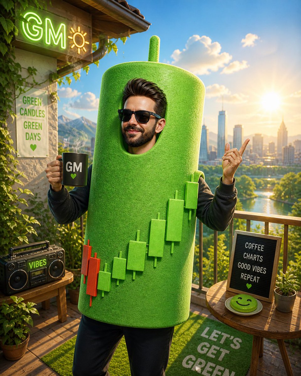 Green Candle Man tweet media