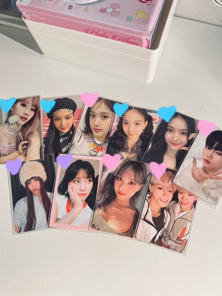 vinciloaf's tweet photo. ⋆ 🛒 wts mixed bulk ! (stayc, twice, newjeans, zerobaseone) ✧˚

🏷️ :
🩵 - rm7
🩷 - rm5
💜 - rm3

🗯 (⸝⸝⸝O﹏O⸝⸝⸝) :
• take more can nego !
• postage saturday / sunday
• wm based
• dm if interested ❕ https://t.co/ExU4OTz7Nl