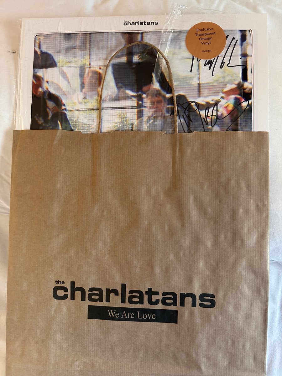 Only just realised my <a href="/thecharlatans/">The Charlatans</a>  vinyl comes in a ‘special’ bag 😂I almost threw it away as just a paper bag 😂😂
