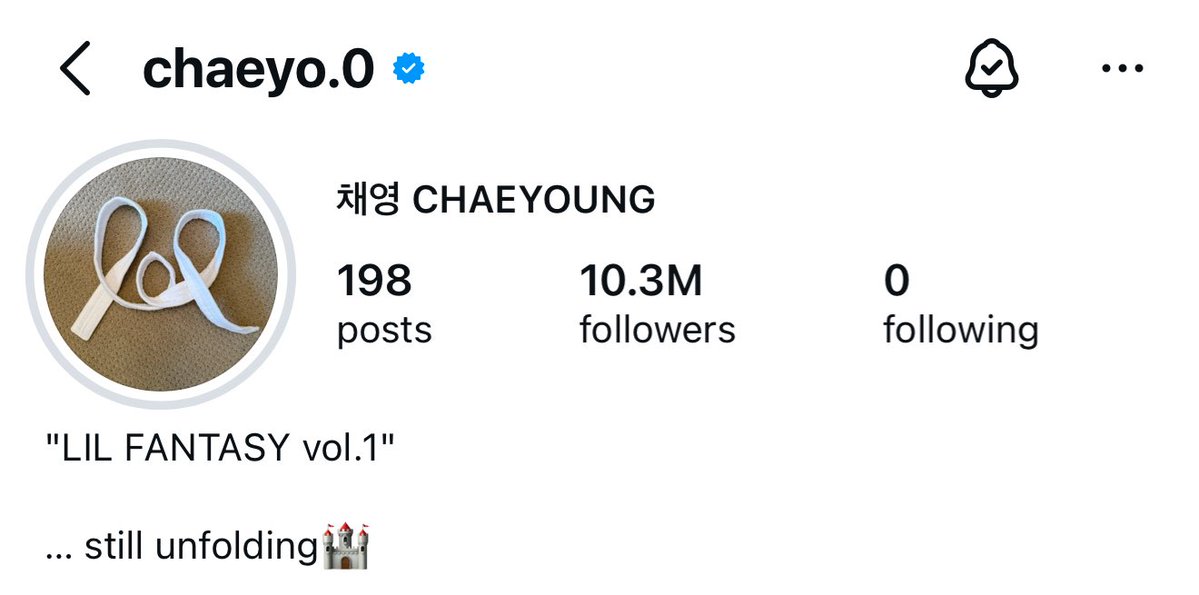thisisfor2324's tweet image. Chaeyoung’s new IG bio
… still unfolding 🏰

#chaeyo0
#CHAEYOUNG #채영 #チェヨン 
#TWICE  #트와이스