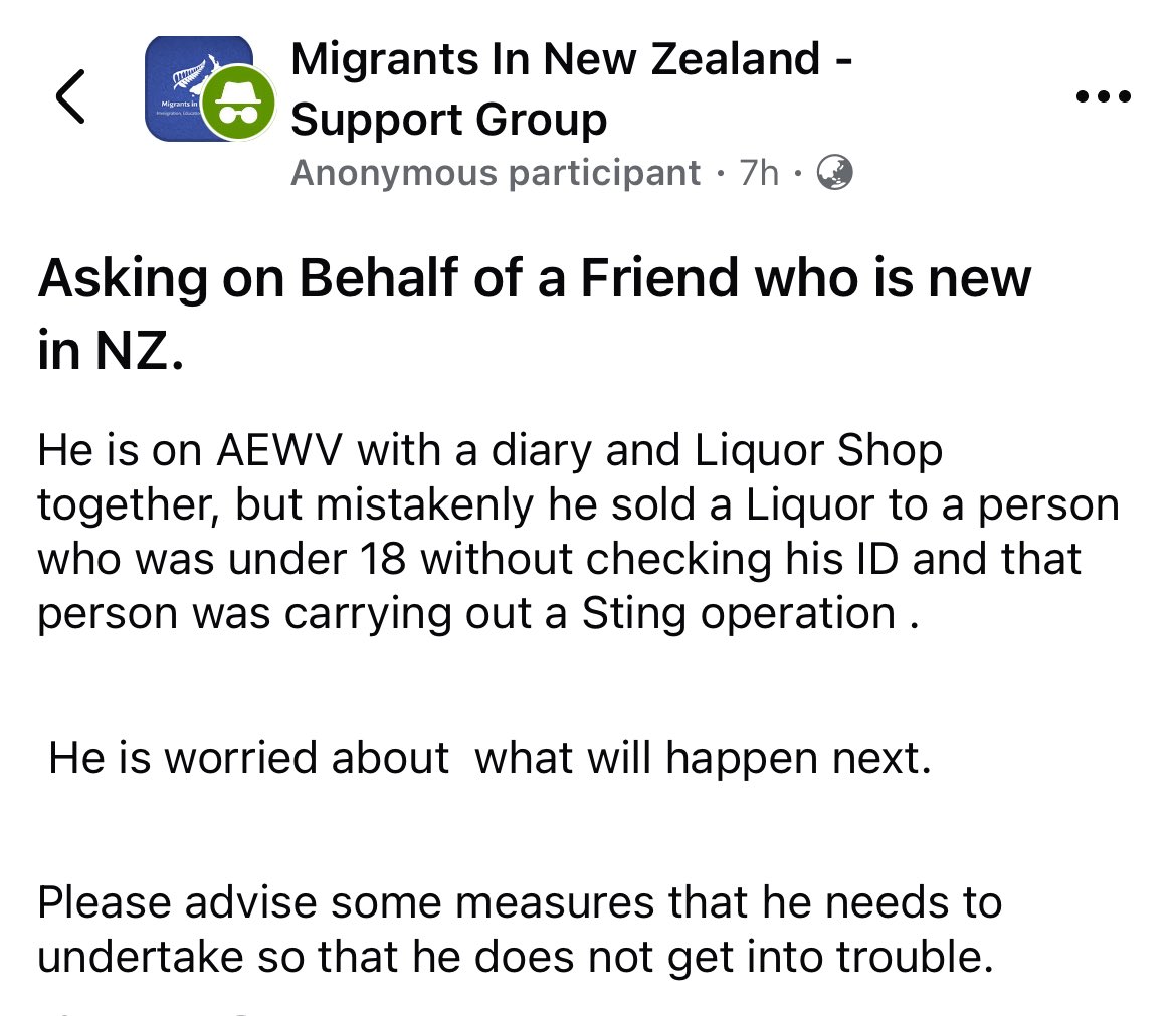 WatchDogIFRS's tweet photo. Why would a diary and liquor shop get approved for AEWV ⁦@EricaStanfordMP⁩ ? Are we saying no Kiwis available for this role?

This is how immigration provisions in India NZ FTA will be misused. https://t.co/mTDV4Ch2SB
