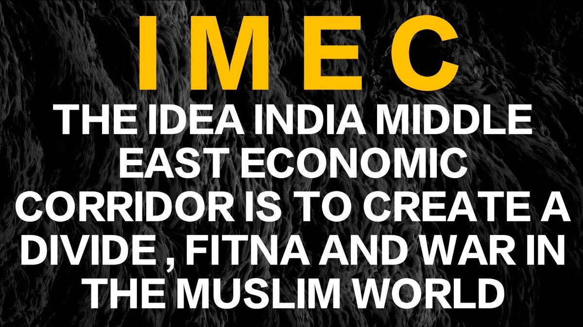 faisalimam25's tweet photo. @y10iu_ ✅#IMEC IS GOING TO MAKE THE ARABIAN PENINSULA ANOTHER #FALASTEEN.
✅#IMEC WILL DIVIDE THE ARABIAN PENINSULA IN TWO PARTS 
✅#IMEC RESULTED IN THE MURDERER OF AYATULLAH ALI KHAMENAIEI.
✅#IMEC IS A SATANIC #FITNA PLANNED BY THE SECRET AGENCIES. https://t.co/dOqnwSTnKQ
