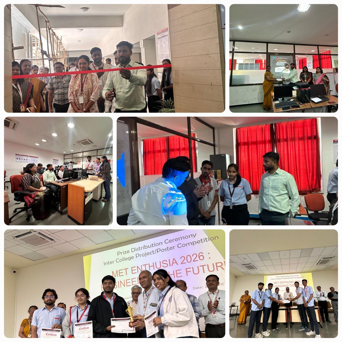 SachiTech_'s tweet photo. It was an absolute pleasure to be invited as a Judge for the Project Competition at MET College of Engineering, Nashik. Interacting with such talented, innovative, and enthusiastic students was truly inspiring. Their creativity, technical knowledge.
#sachitech #nashik #MET https://t.co/qbyIGk8gL6
