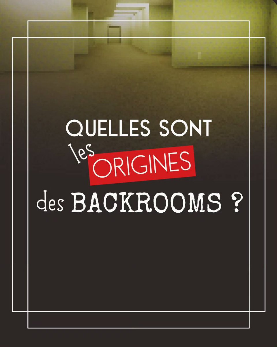luciferines's tweet photo. L'univers des Backrooms est à l'honneur dans notre anthologie en cours de financement sur Ulule. 📷📷 Mais, au final, d'où vient ce concept de l'horreur moderne ? Rejoignez-nous dans ces couloirs jaunes et infinis 📷. https://t.co/T5zFjhlBA3 https://t.co/KthNhlKfW1