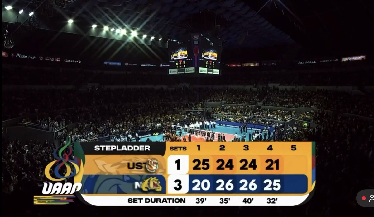 The rivalry continues! Anothe match up between the defending champs NU and the Silver Medalist DLSU. ❤️‍🔥 #UAAPSeason88