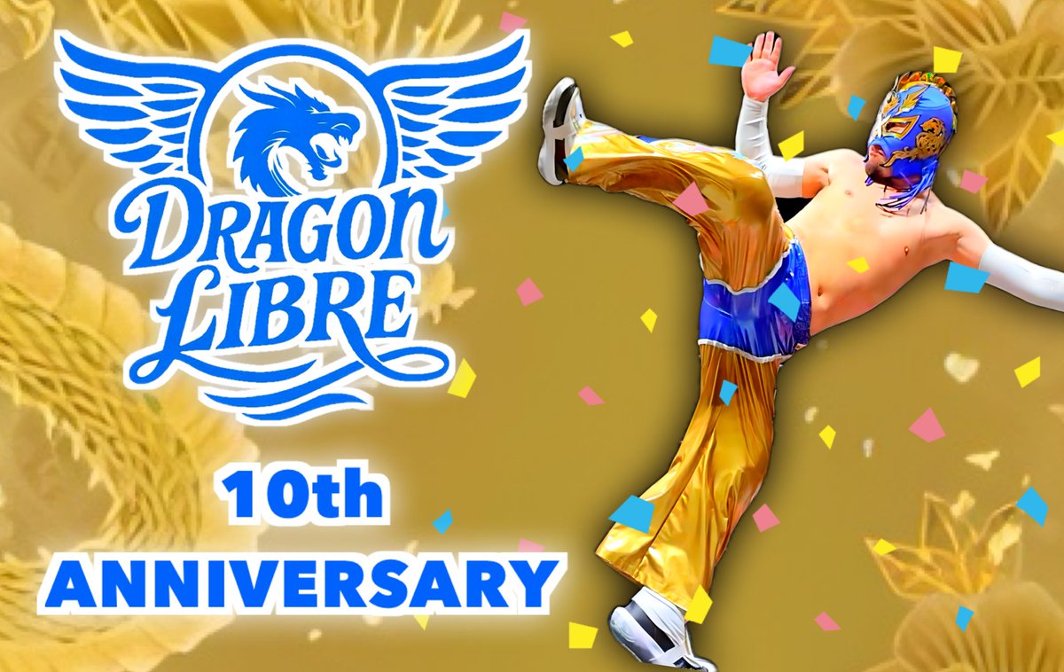 sugiuraman_106's tweet photo. 本日はドラゴンリブレデビュー10周年記念日!!おめでとう🎉🎉
リブレが帰ってくるリングは僕たちが守ってるぞ!また電話するぞ!!
#pw_freedoms #ドラゴンリブレ #dwo https://t.co/EkuzkBw9lP