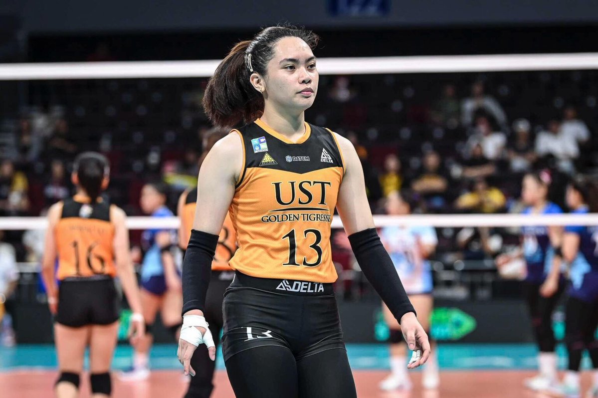 Detdet Pepito and Jonna Perdido end their UAAP careers on a high note, securing a 🥉bronze finish in their final year with 🐯UST Golden Tigresses.