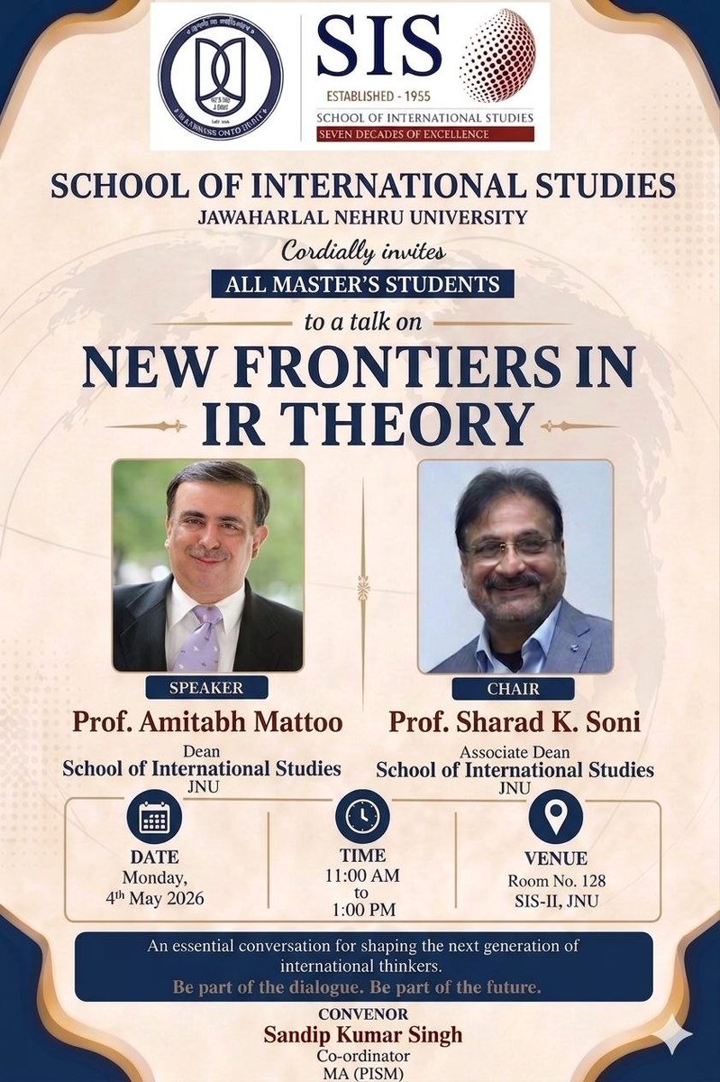 School of International Studies tweet media