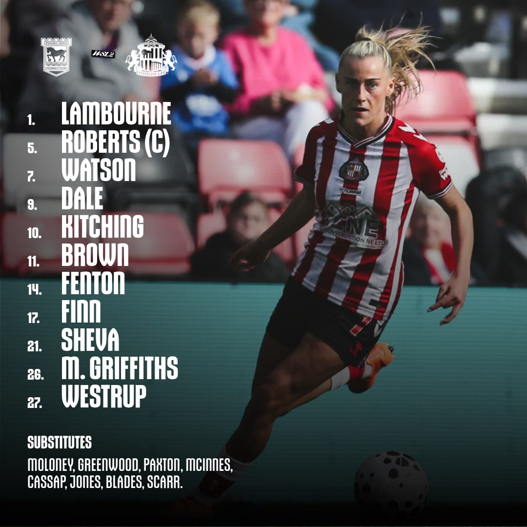 SAFCWomen's tweet photo. An unchanged side to face the Blues π
#IPSSUN | #WSL2 https://t.co/MZ2a99hzhw