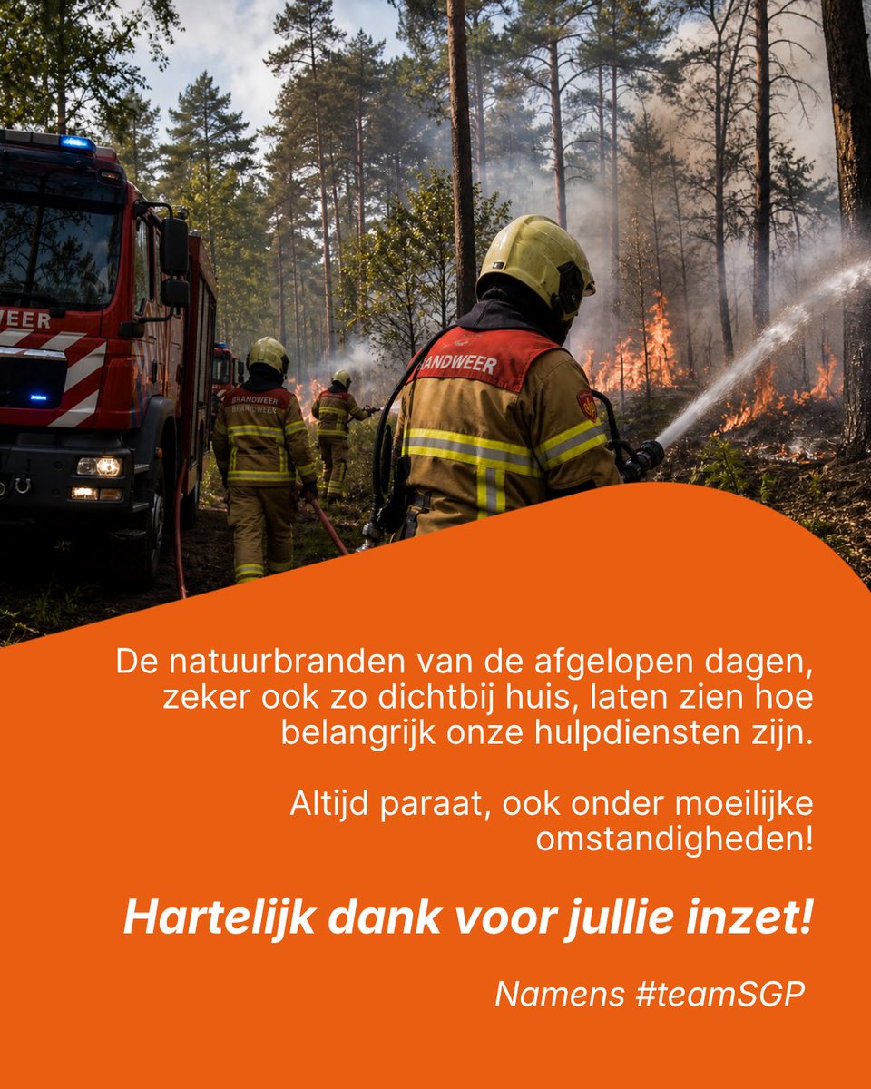 SGPOldebroek's tweet photo. Onze hulpdiensten zijn soms zichtbaar, en vaak minder zichtbaar hard aan het werk voor onze veiligheid!

Ook de afgelopen week is er weer enorm veel werk verzet om natuurbranden te bestrijden. 

Hartelijk bedankt voor jullie inzet! 

@BrndwrOldebroek @VNOGregio https://t.co/gODDMGS2B3