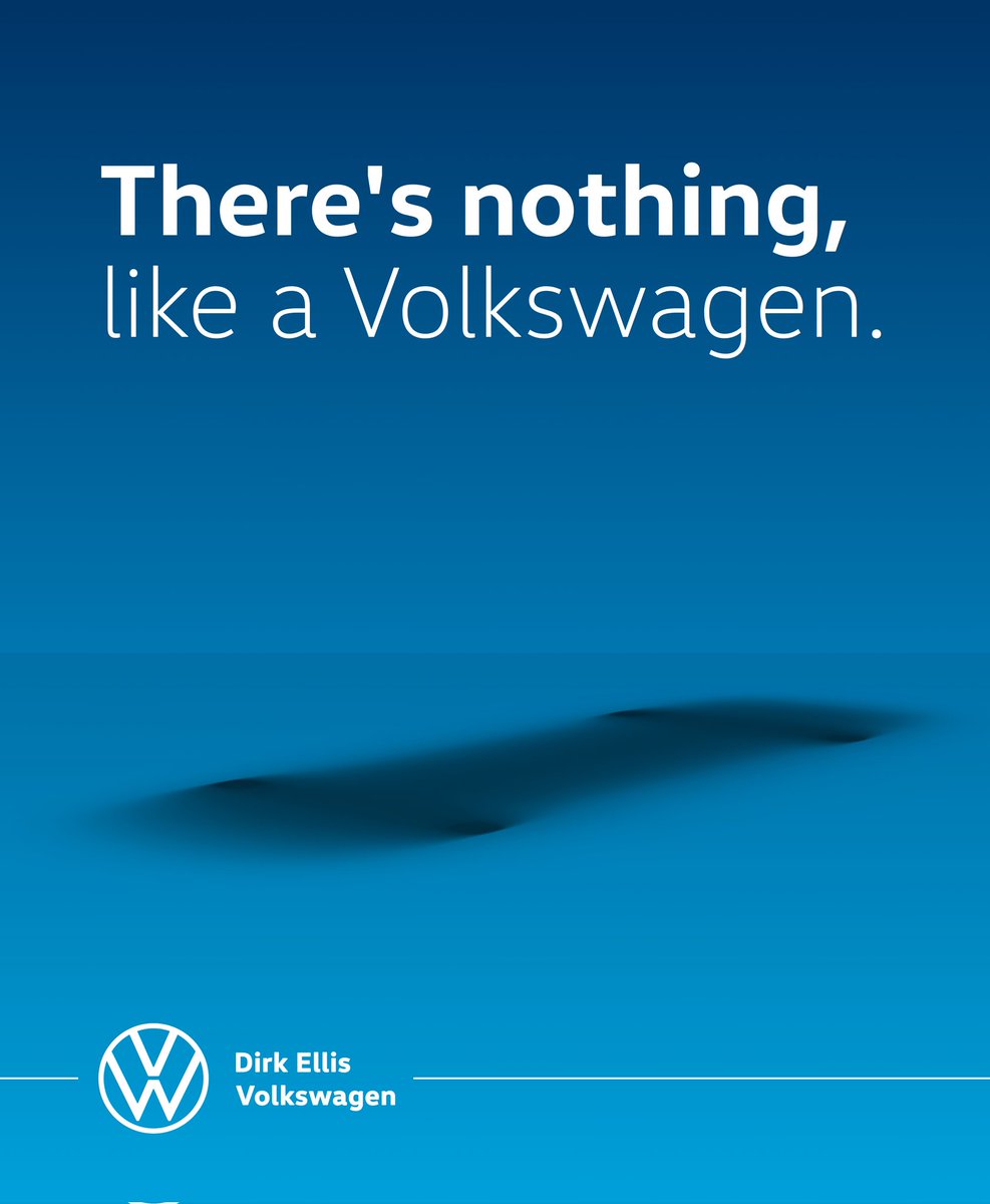 DirkEllisVW's tweet image. You don't need to see it, to know it. 
Find your #Volkswagen at Dirk Ellis #VW.