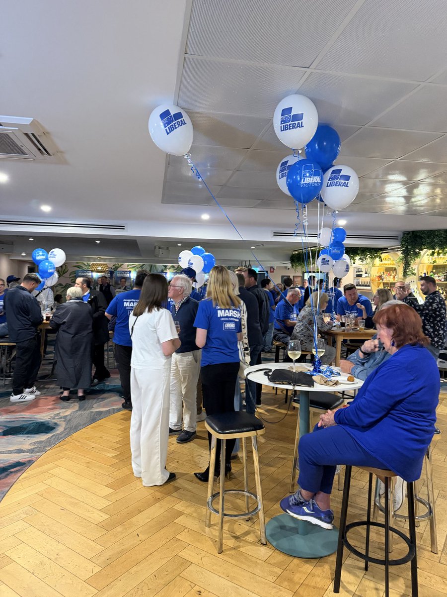 GdDickerson's tweet image. #BREAKING Full and detailed coverage from the Nepean by election at Liberal Party HQ. As results start to flow in. @SkyNewsAust  #nepean #victoria #byelection