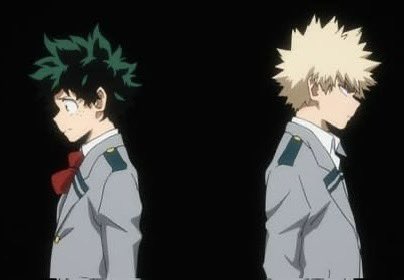bkdkarchive's tweet photo. they were literally almost the same height during UA 😭😭 IZUKU LITERALLY HAS TO LOOK UP AT KATSUKI NOW https://t.co/vXLSIJ0V07