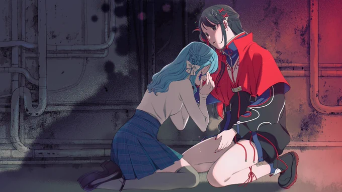 多次元アーティストSZNOさん()によるピクチャーボイスドラマ『渋谷反転』1～6話のサムネイル担当させていただいておりました! みんなかわいくて、たくさん描かせていただいて楽しかったです