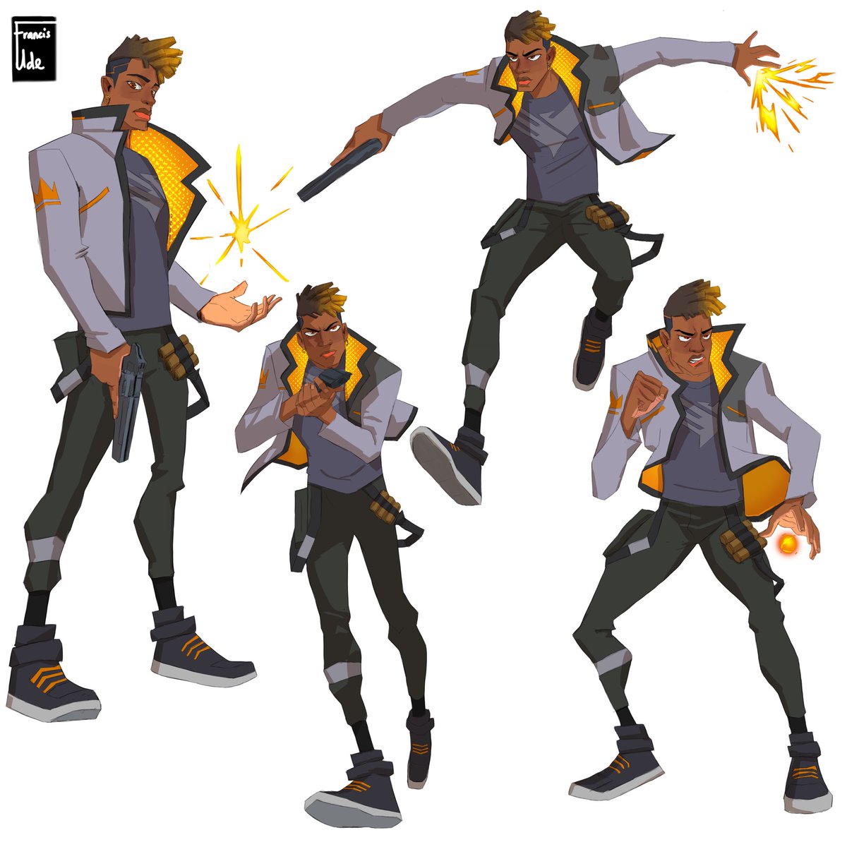 Francisude4's tweet image. Phoenix fan art🐦‍🔥

 #valorant #phoenix #animation #art #fanart #cartoon #2danimation #characterdesign #anime #conceptart #digitalart