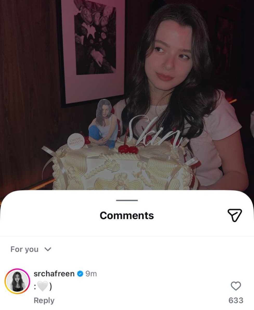 We were not wrong when we said this post was to her :🤍) 

They’re literally sending each other mumu in social media and making it everyone business
