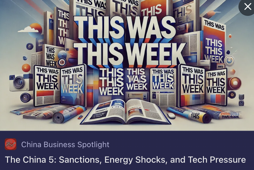 ChinaBusinessS2's tweet image. #China is balancing profitable trade with #Russia against tightening #US tech and oil sanctions. From the #Hormuz energy shock to #AI chip shortages and #RareEarths #export drops, the strategic landscape is shifting. Full analysis of the China 5 is live.
open.substack.com/pub/chinabusin…