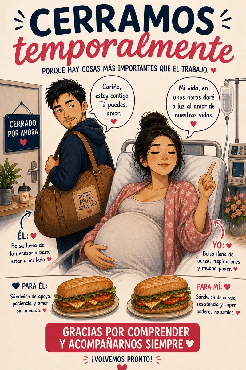 Me gusta más este que acabo de pedirle a la IA, donde ELLA es la protagonista. Porque es ELLA la que va a parir.