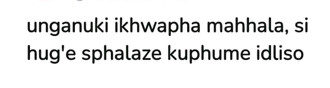 🇿🇦 Londiwe Cebekhulu 🇿🇦 tweet media