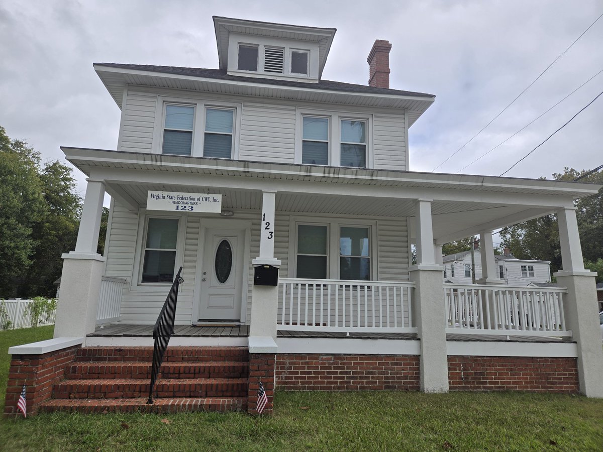 clnfairfax's tweet photo. May is preservation month. The Barrett-Peake Heritage Foundation stewards over Black Civil War era cemeteries and evolves the first-floor museum- community space of last headquarters of VA Federation of Colored Womens Clubs in Hampton. Please donate at https://t.co/3h9x4nLPNu https://t.co/Qyi909bPMz