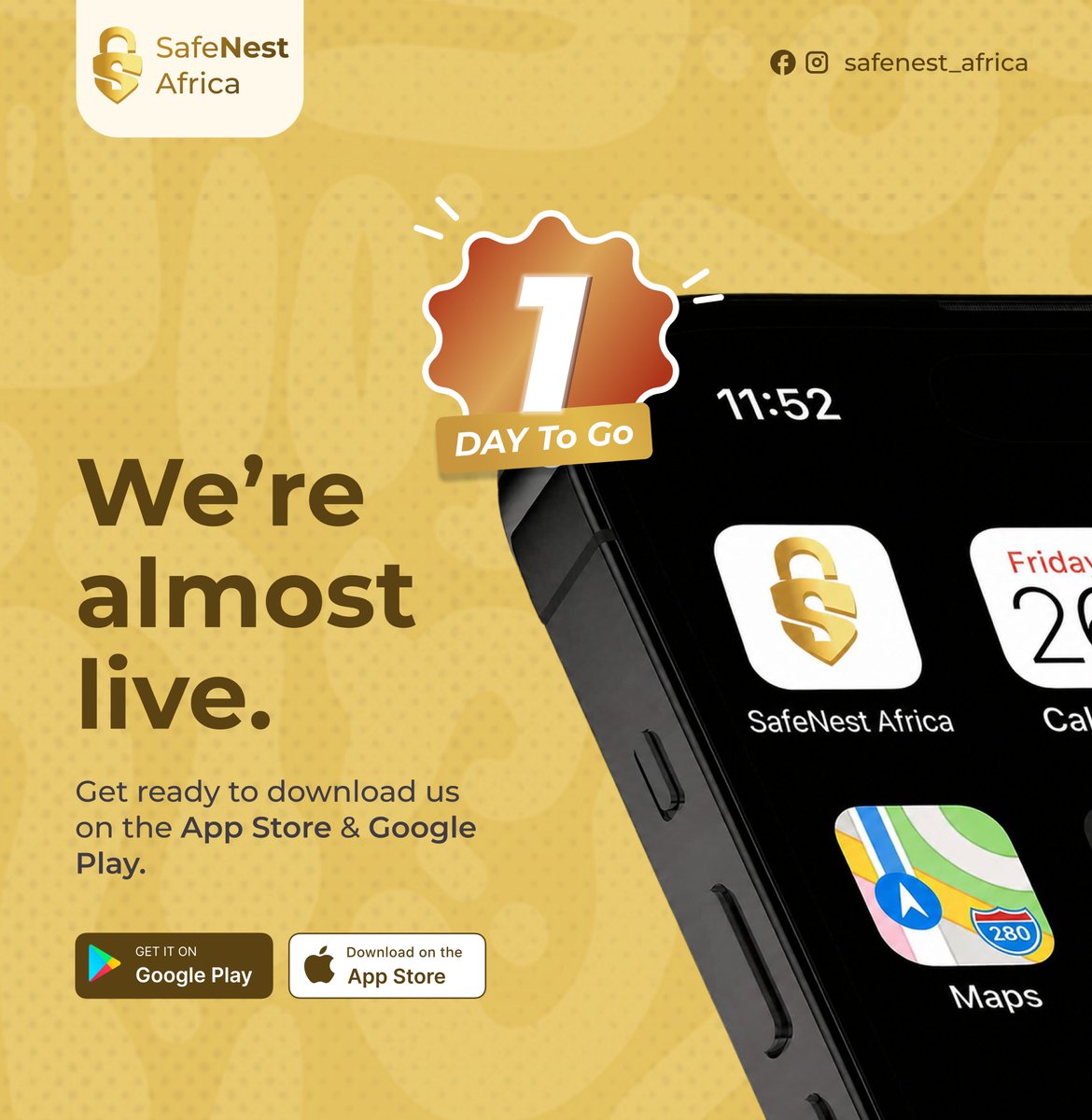 During my 30-day design challenge, one of the case study apps I worked on decided to adopt the design I created. Interestingly, the app will be going live on the App Store in 6 days, and yes, I designed this countdown graphic too.